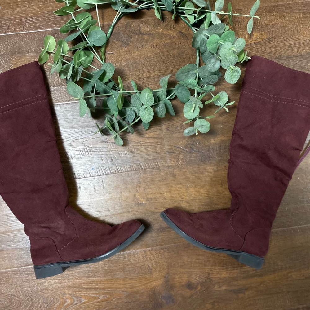 Girls knee high boots